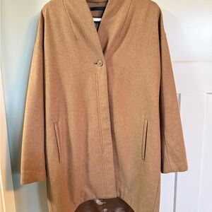 Twik Light Brown Felted Coat